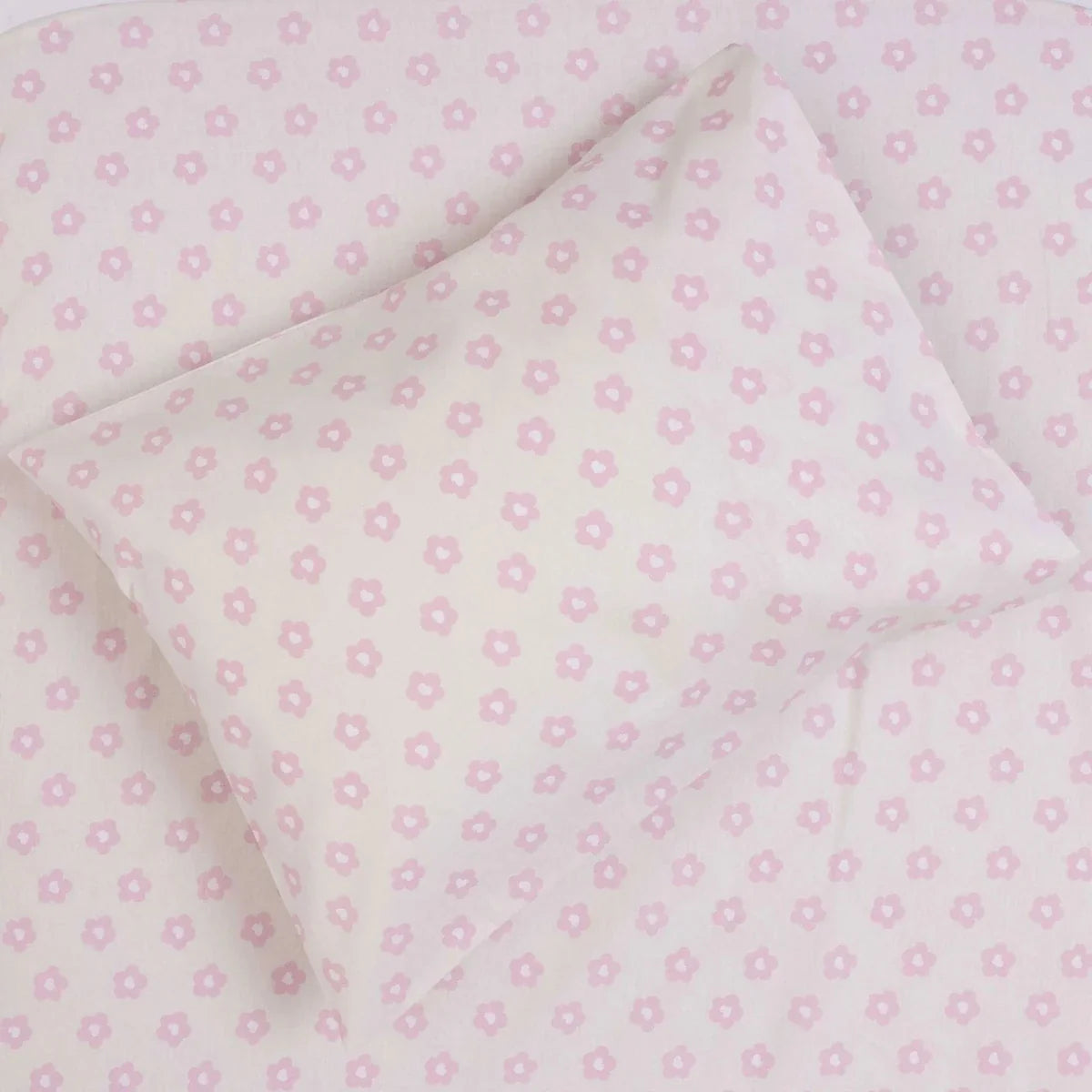Little Dreams Floral Print Cot Bed Sheet Set (70 x 140 cm)