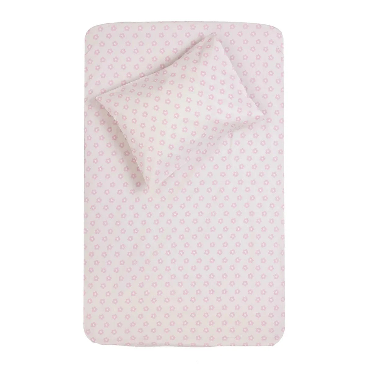 Little Dreams Floral Print Cot Bed Sheet Set (70 x 140 cm)