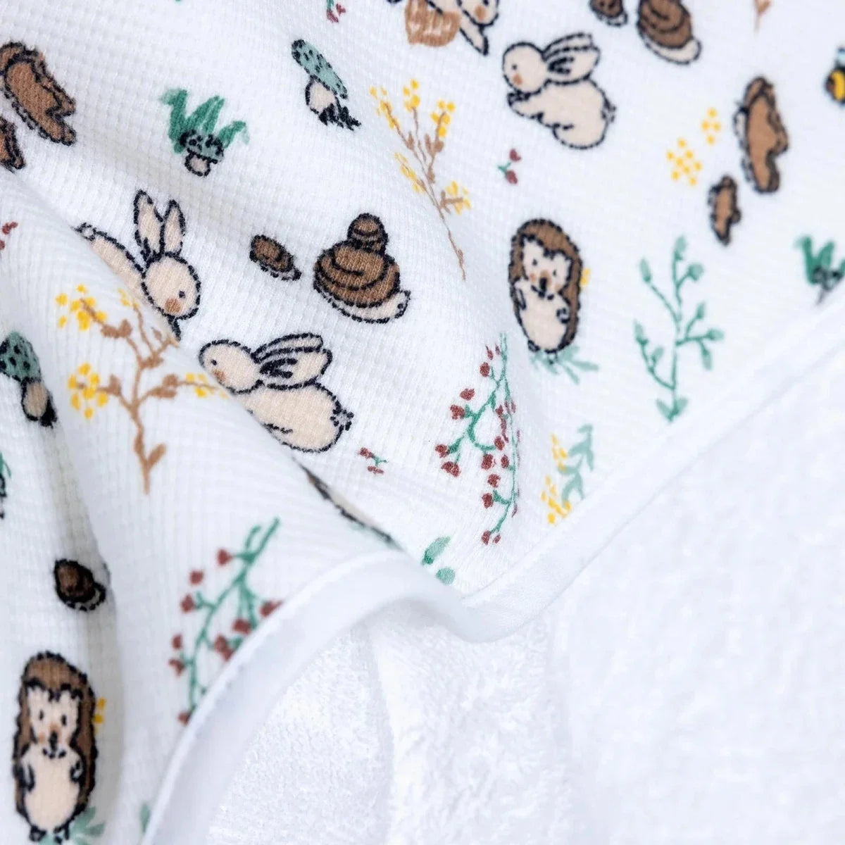 Mollia Animal Print Baby Bath Towel (75 x 75 cm)