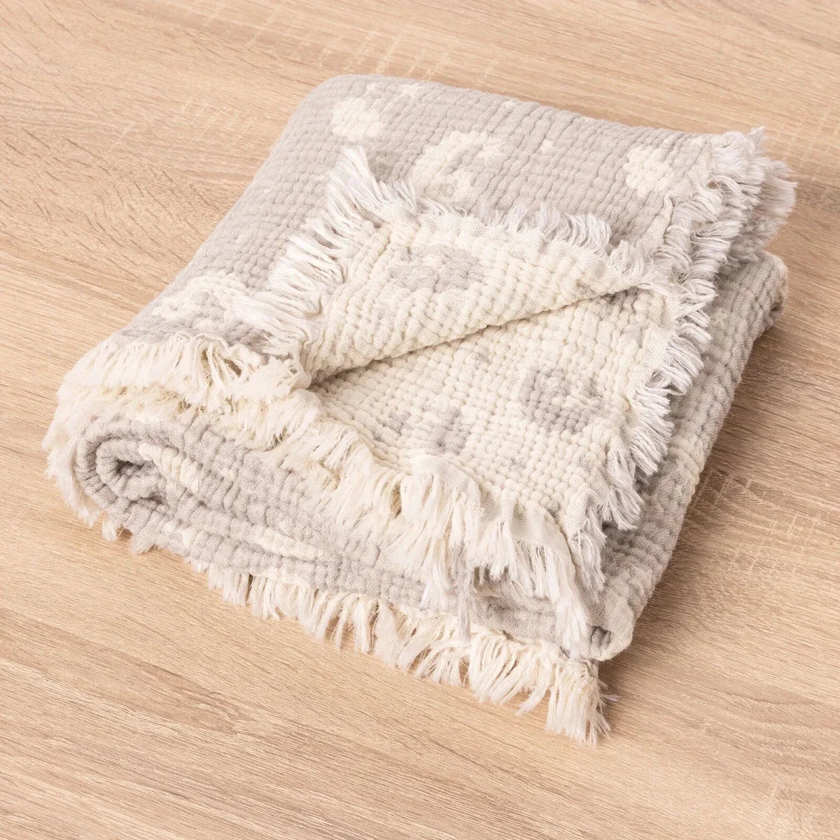 Mollia Moon & Star Print Muslin Baby Blanket (80 x 100 cm)