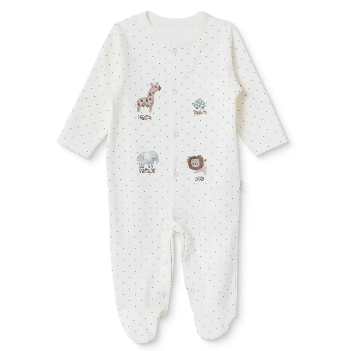 Bebetto Crew Neck Long Sleeve Baby Sleepsuit with Feet (Newborn to 6-9 Months)