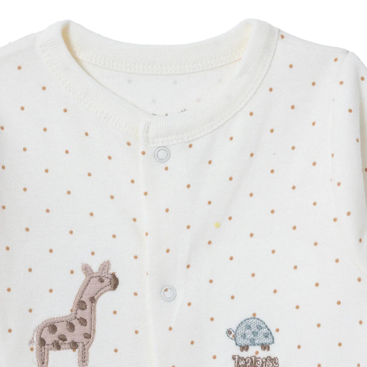 Bebetto Crew Neck Long Sleeve Baby Sleepsuit with Feet (Newborn to 6-9 Months)