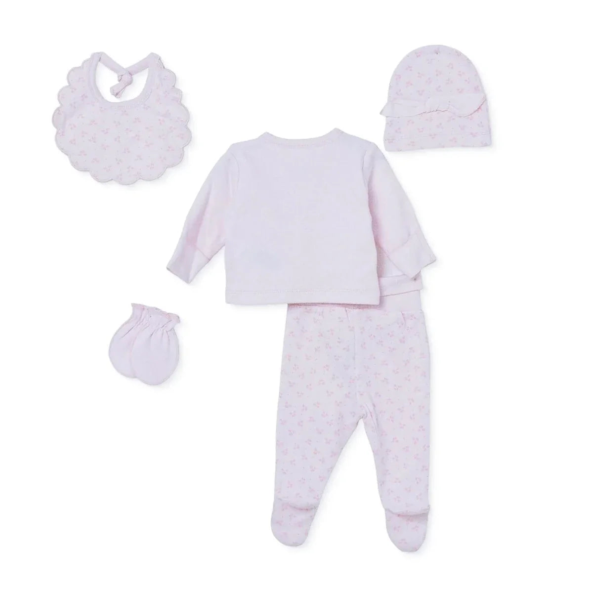 Bebetto 5 Piece Floral Print Baby Hospital Bag Set (Newborn)