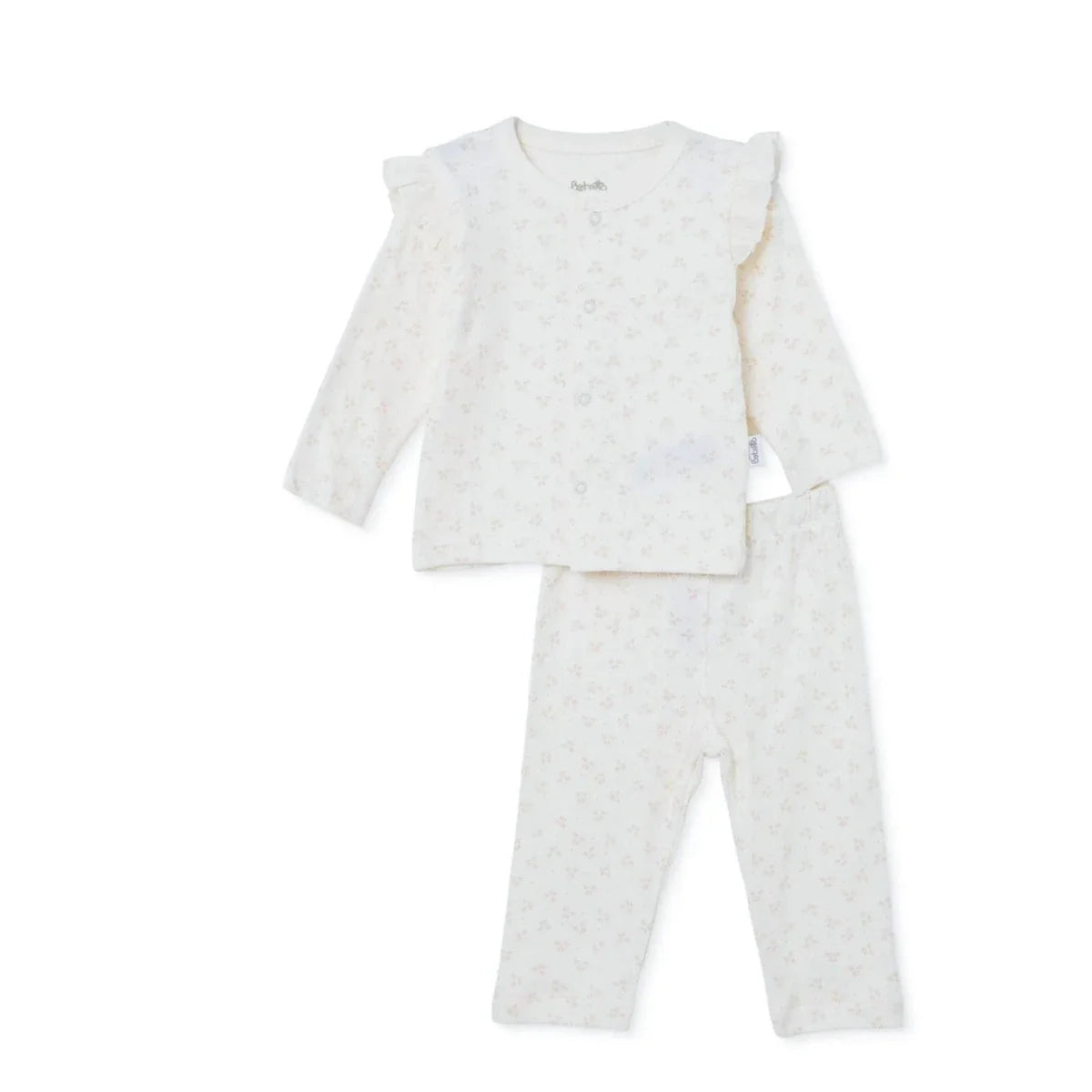 Bebetto Floral Print Baby Sweatshirt & Leggings Set (1-3 Months to 12 Months)