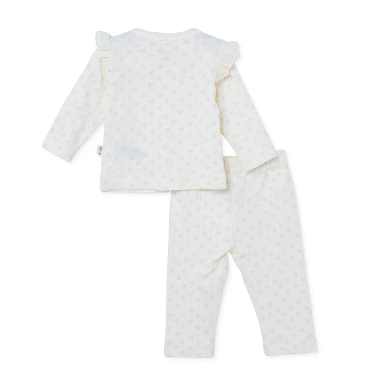 Bebetto Floral Print Baby Sweatshirt & Leggings Set (1-3 Months to 12 Months)
