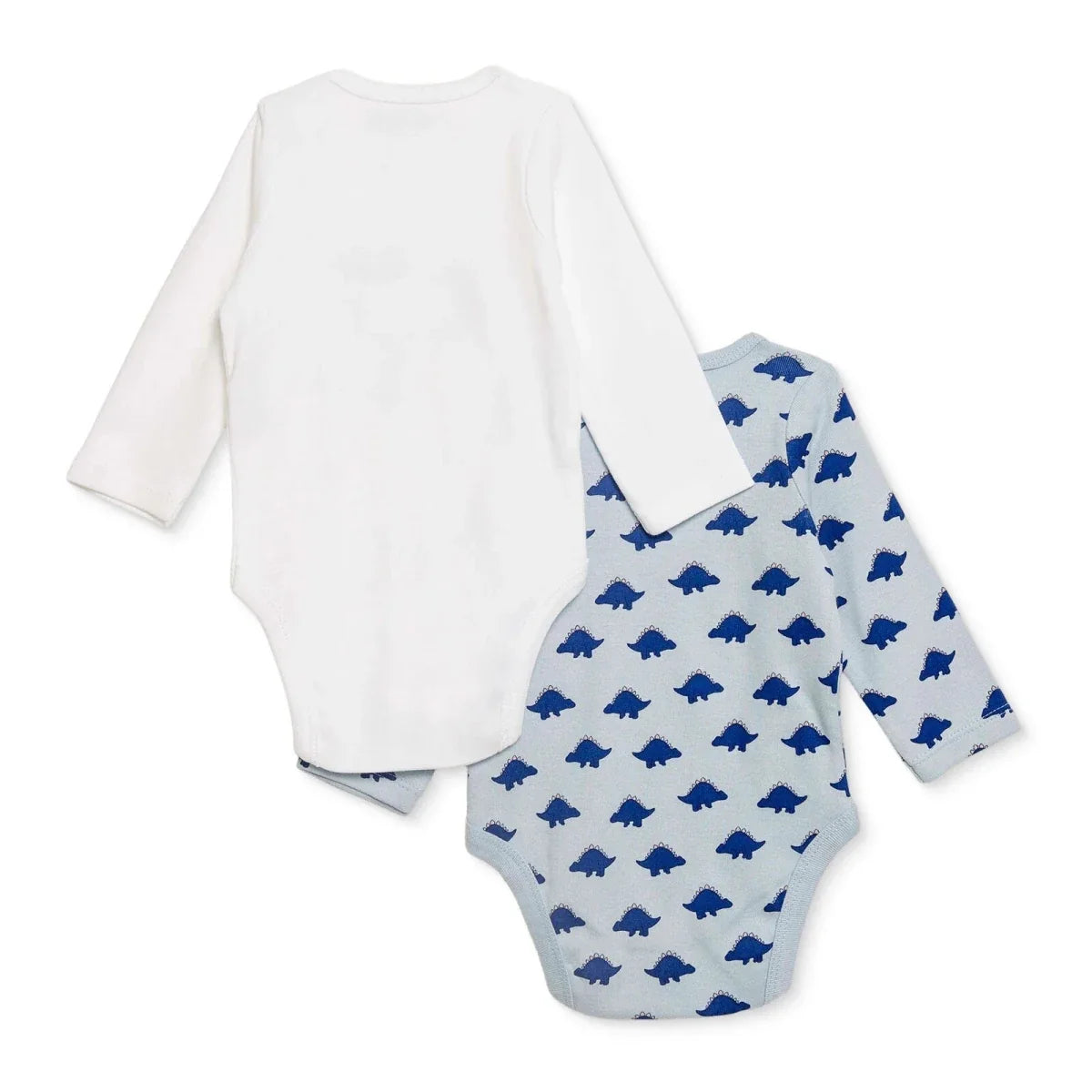 HelloBaby 2 Pack "Mummy Loves You" Slogan Long Sleeve Baby Bodysuits (1-3 Months to 2-3 Years)