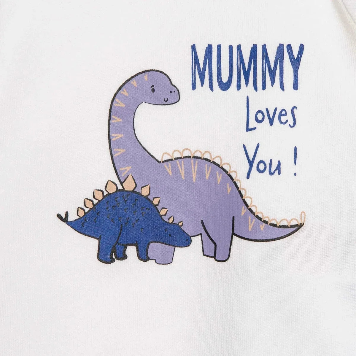 HelloBaby 2 Pack "Mummy Loves You" Slogan Long Sleeve Baby Bodysuits (1-3 Months to 2-3 Years)