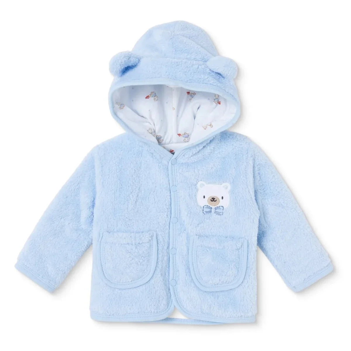HelloBaby Hooded Animal Print Baby Cardigan (1-3 Months to 12 Months)