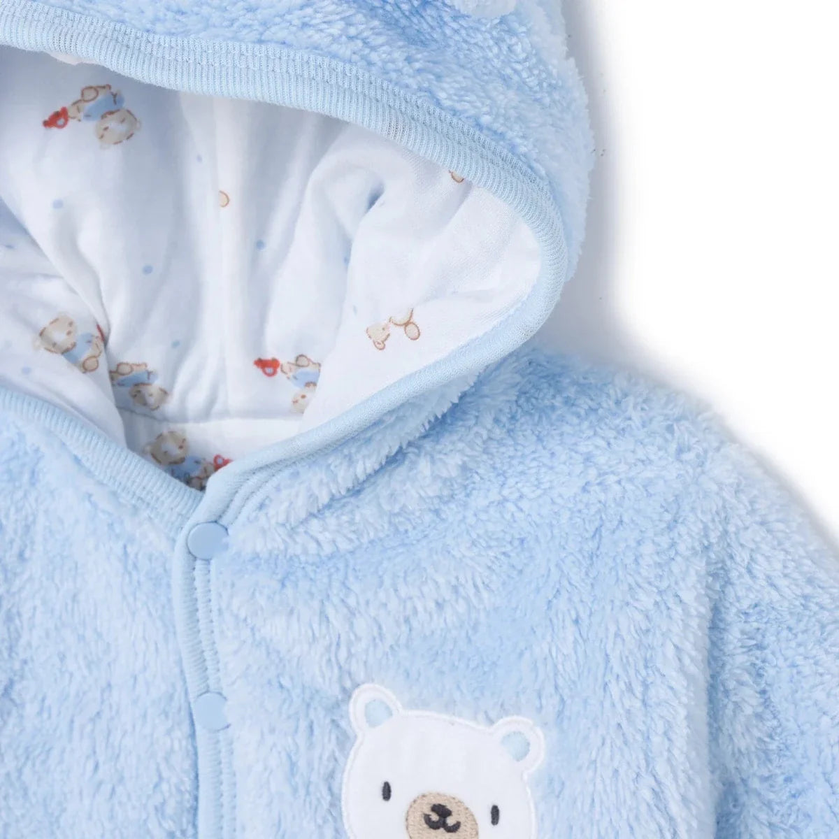 HelloBaby Hooded Animal Print Baby Cardigan (1-3 Months to 12 Months)