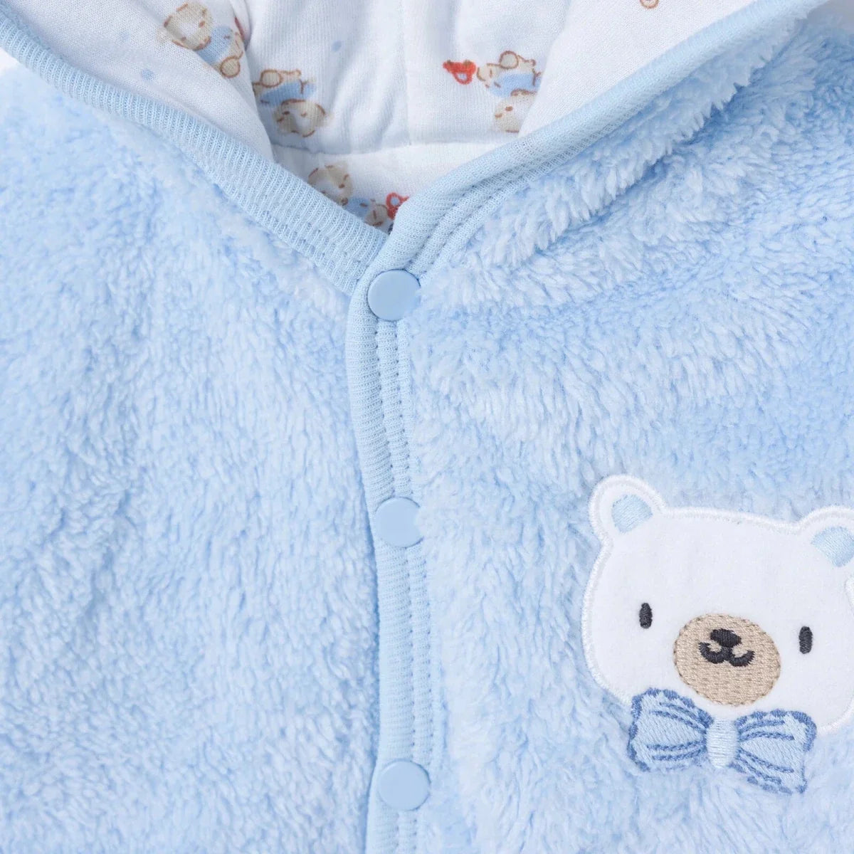 HelloBaby Hooded Animal Print Baby Cardigan (1-3 Months to 12 Months)