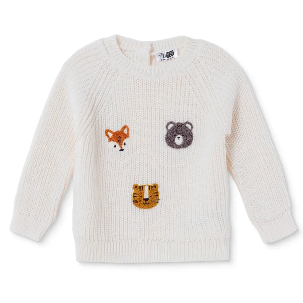 HelloBaby Animal Motif Knitted Baby Jumper (9-12 Months to 3-4 Years)