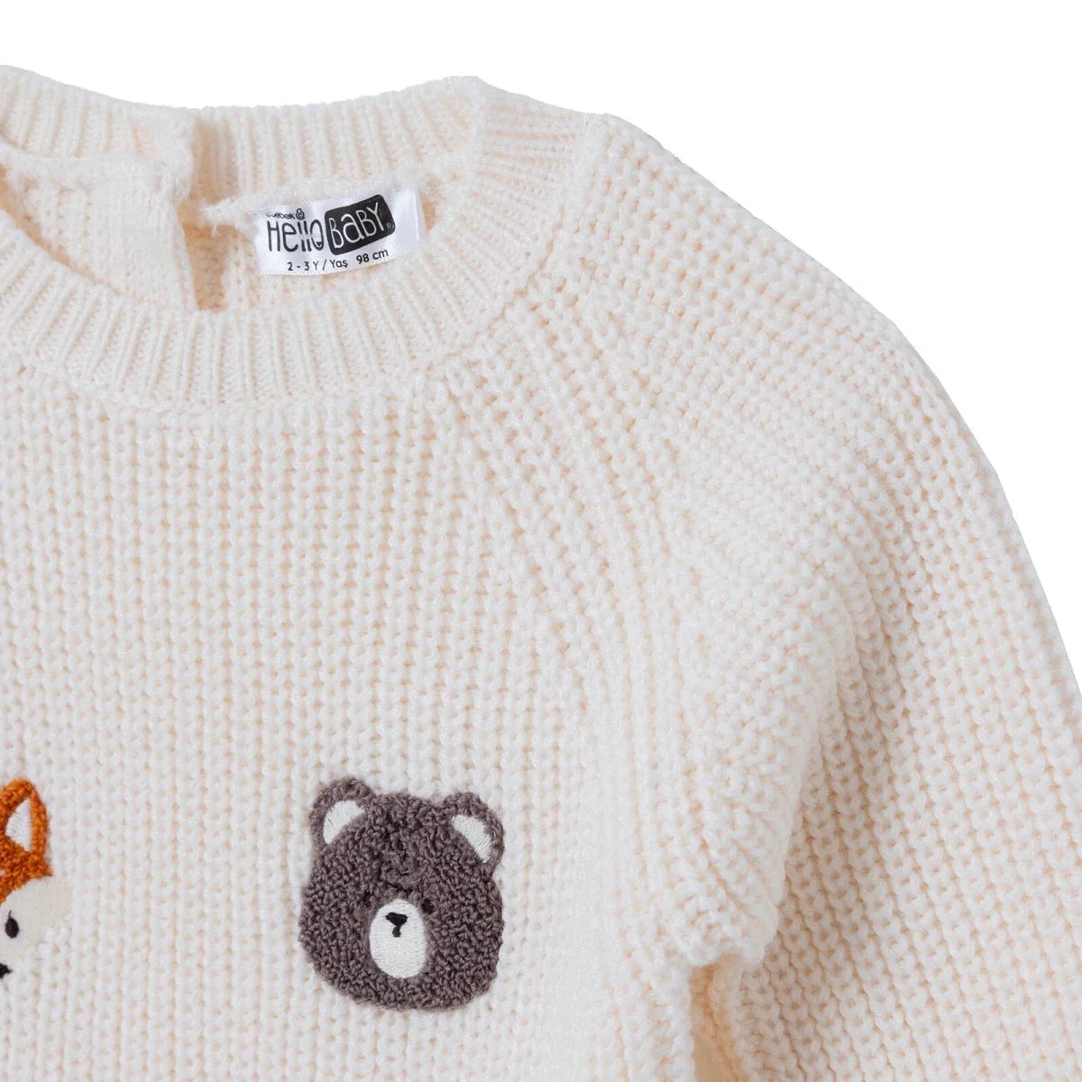 HelloBaby Animal Motif Knitted Baby Jumper (9-12 Months to 3-4 Years)