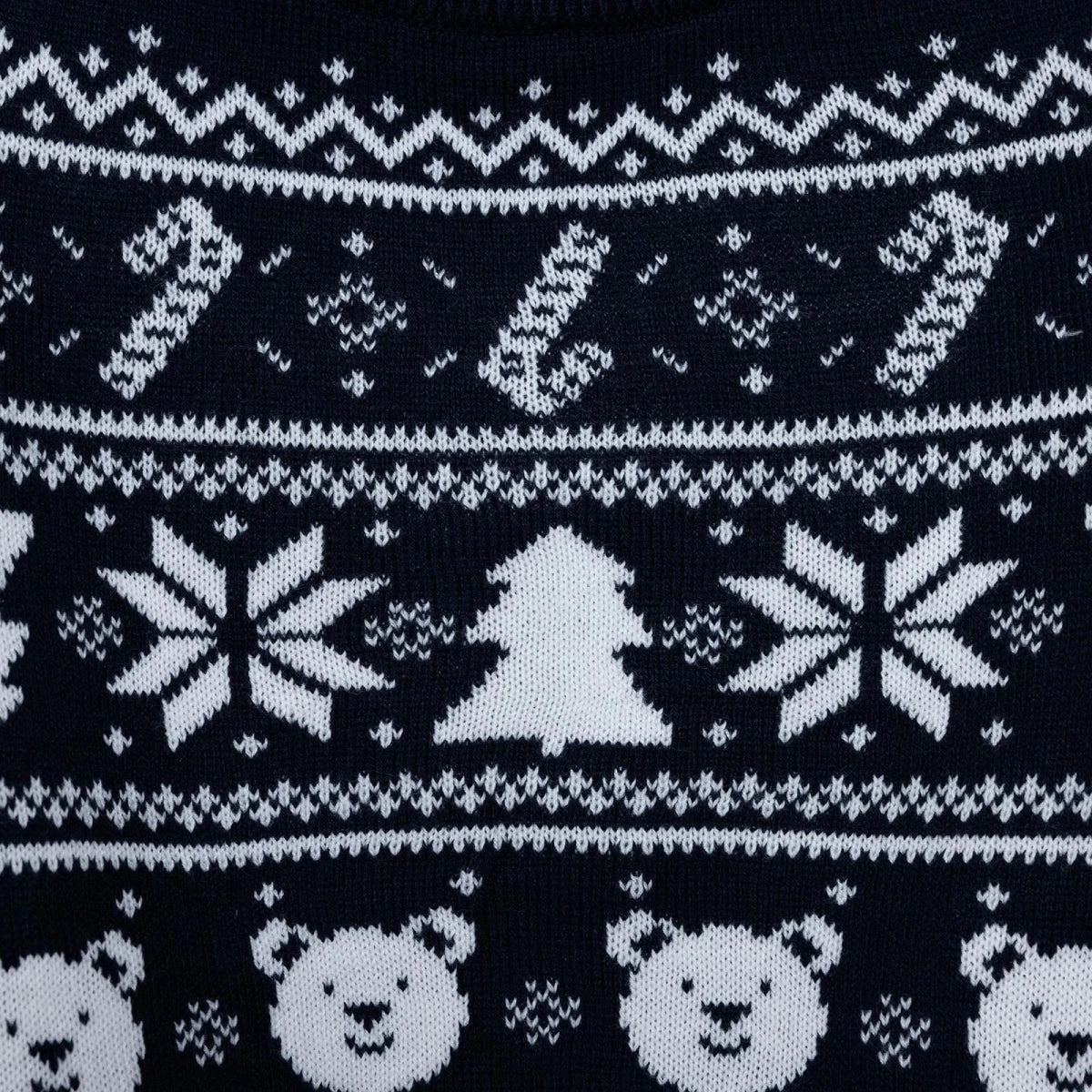 HelloBaby Christmas Motif Buttoned Knitted Baby Jumper (9-12 Months to 3-4 Years)