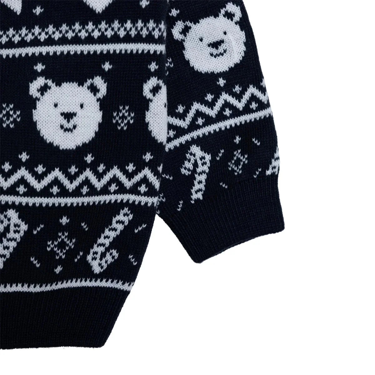 HelloBaby Christmas Motif Buttoned Knitted Baby Jumper (9-12 Months to 3-4 Years)
