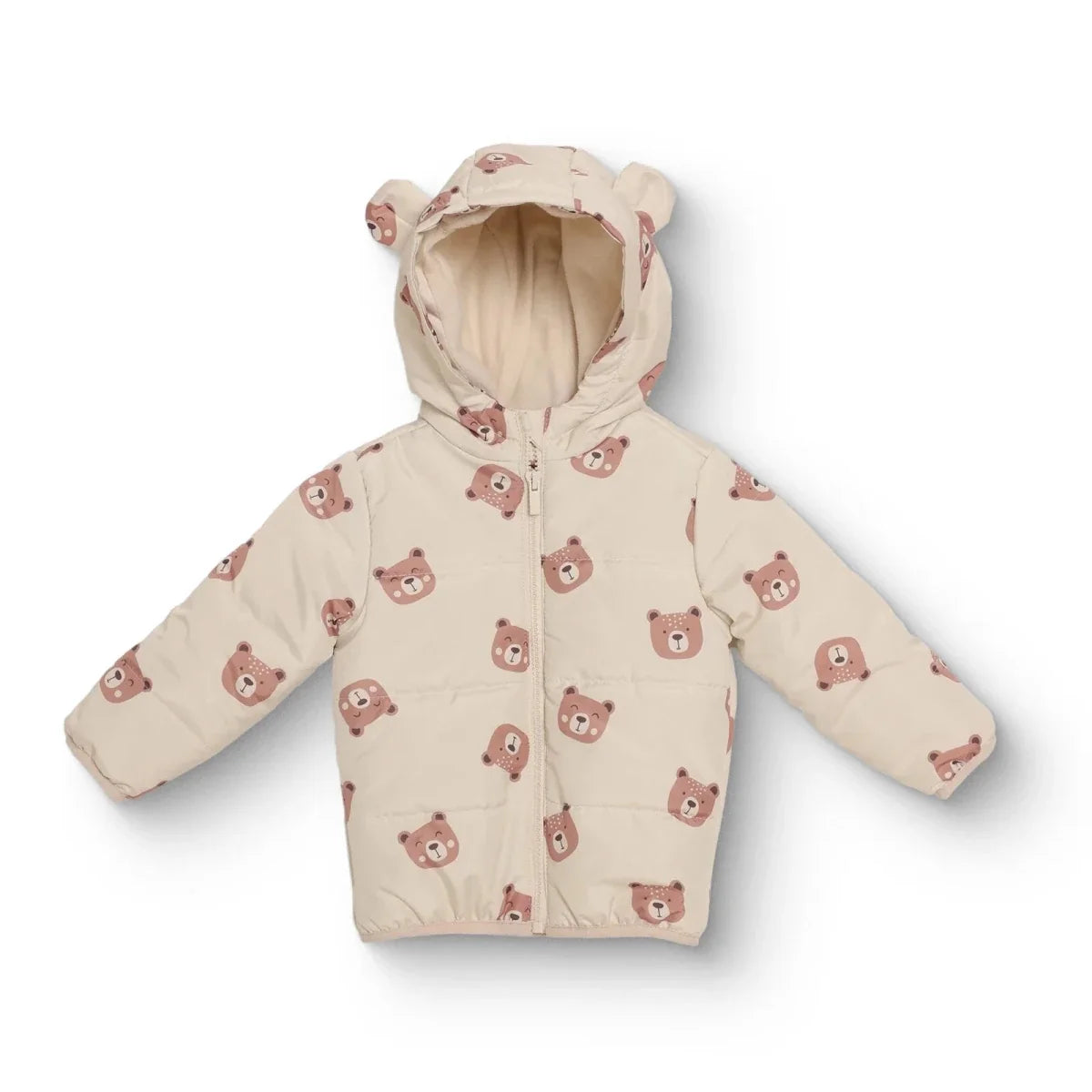 HelloBaby Bear Print Hooded Baby Coat (9-12 Months to 4-5 Years)