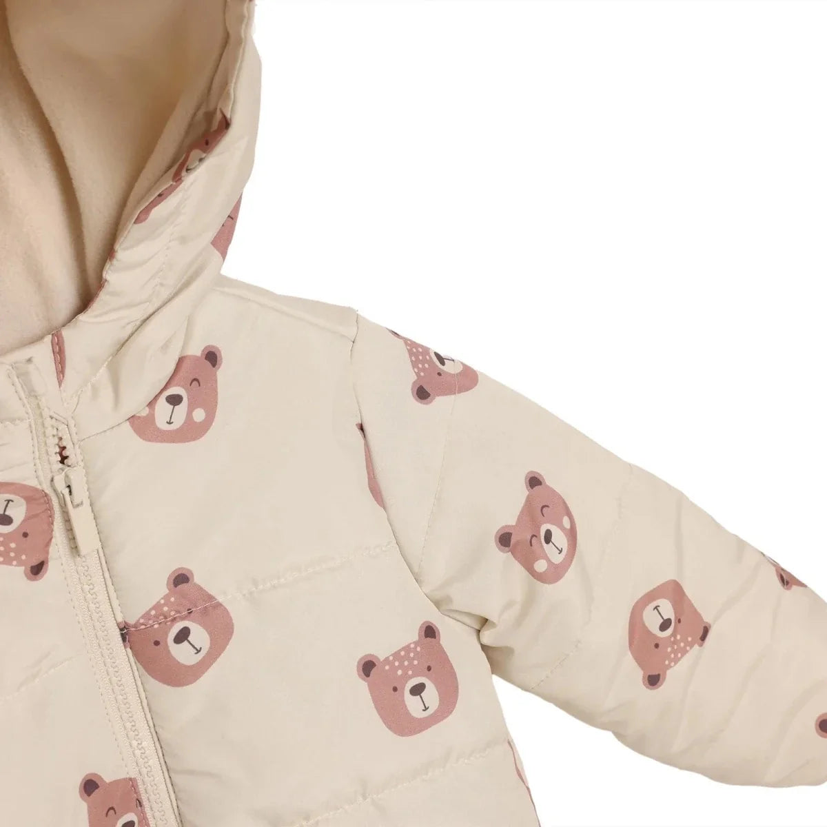 HelloBaby Bear Print Hooded Baby Coat (9-12 Months to 4-5 Years)