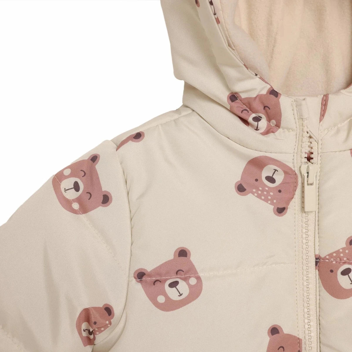HelloBaby Bear Print Hooded Baby Coat (9-12 Months to 4-5 Years)