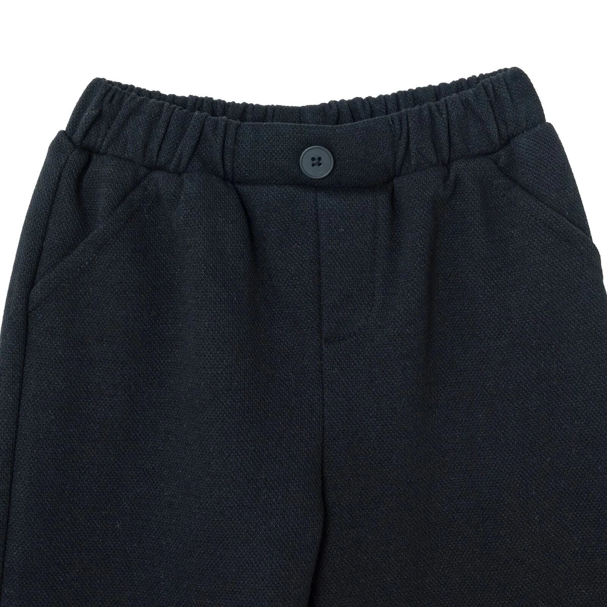 HelloBaby Buttoned Turn-Up Pique Baby Trousers (6-9 Months to 4-5 Years)