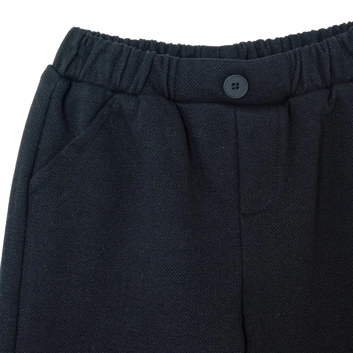 HelloBaby Buttoned Turn-Up Pique Baby Trousers (6-9 Months to 4-5 Years)