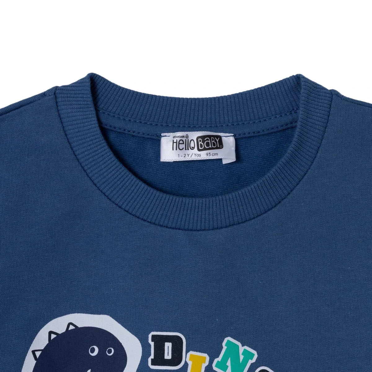 HelloBaby Dinosaur Print Brushed Loopback Baby Sweatshirt (3-6 Months to 4-5 Years)