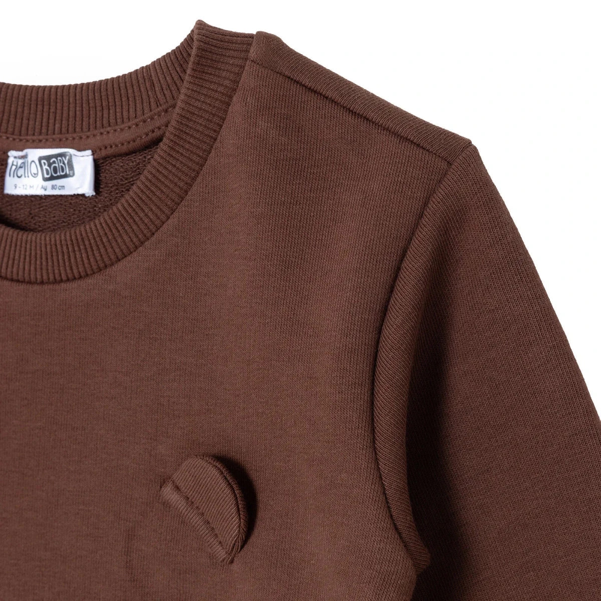 HelloBaby Bear Print Brushed Back Sweat Baby Sweatshirt (6-9 Months to 4-5 Years)