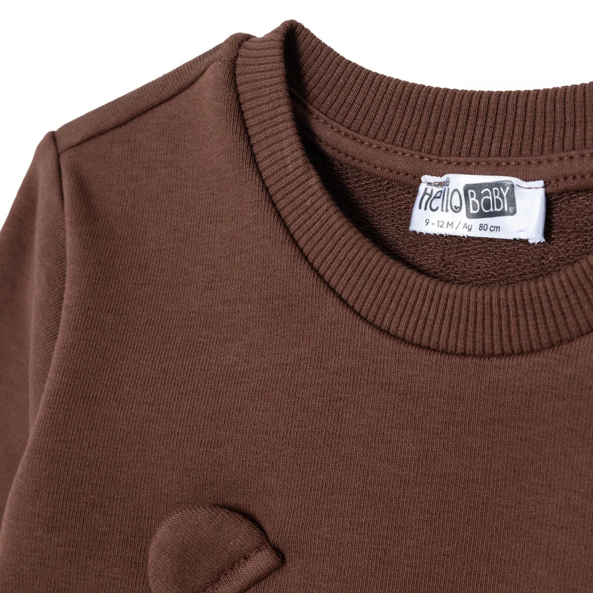 HelloBaby Bear Print Brushed Back Sweat Baby Sweatshirt (6-9 Months to 4-5 Years)