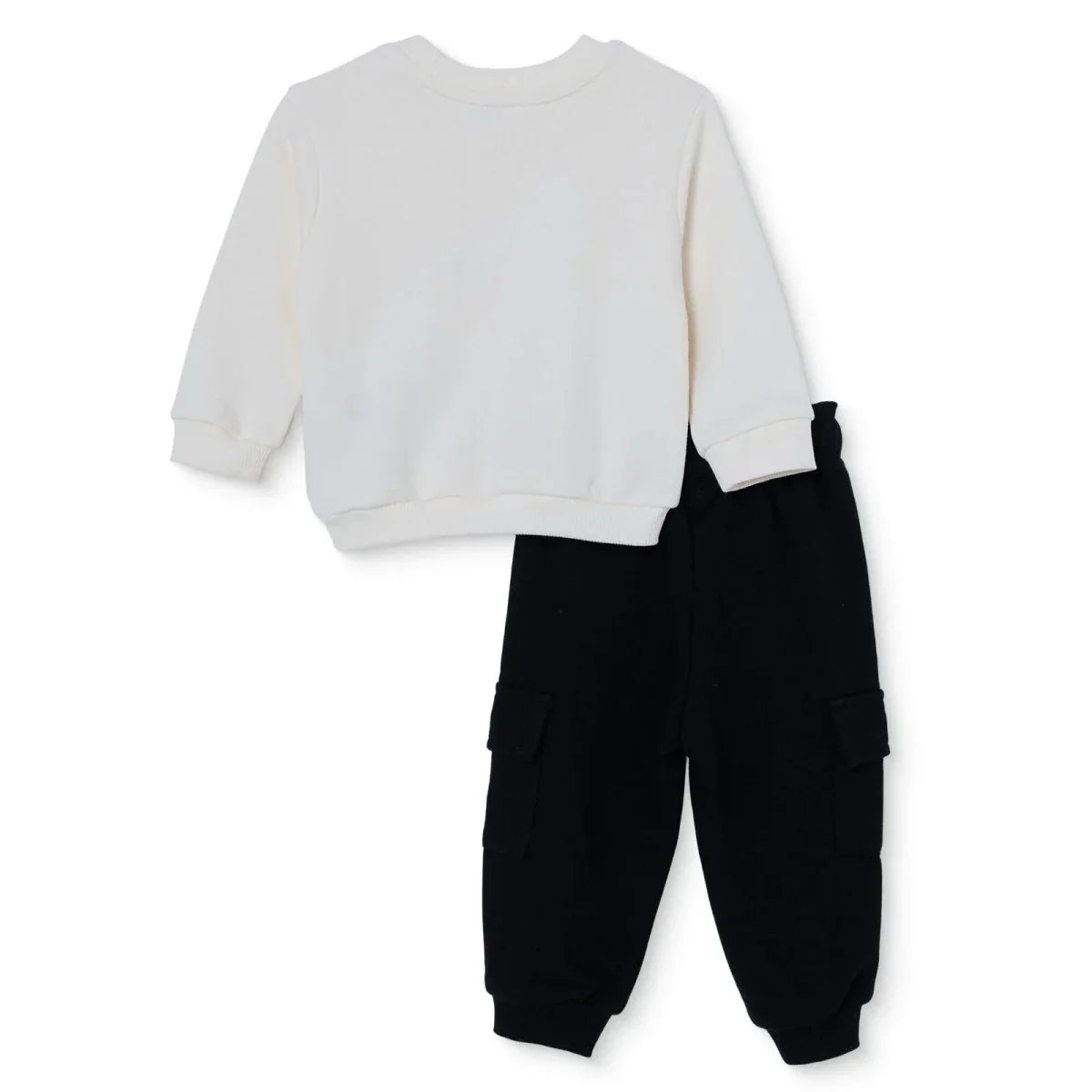 HelloBaby Bear Print Baby Sweatshirt & Joggers Set (6-9 Months to 4-5 Years)