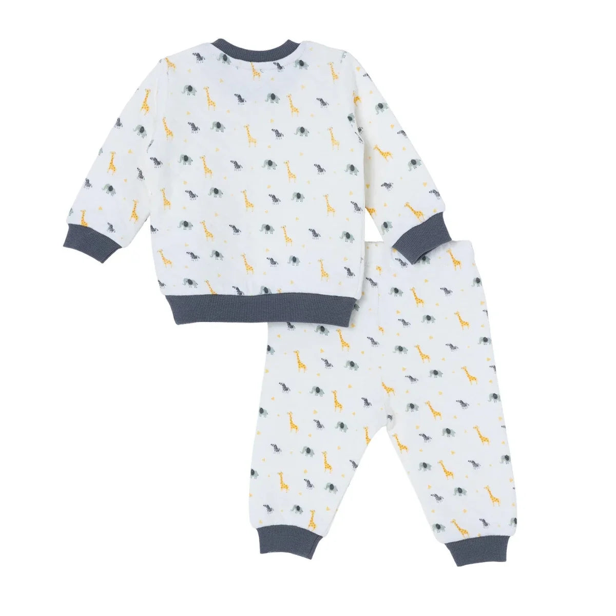 HelloBaby Animal Print Quilted Baby Sweatshirt & Leggings Set (1-3 to 12 Months)