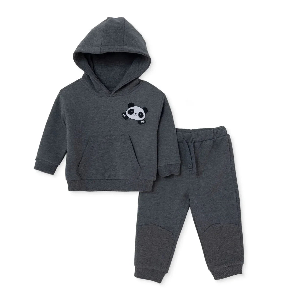 HelloBaby Bear Print Hooded Baby Sweatshirt & Joggers Set (6-9 Months to 4-5 Years)
