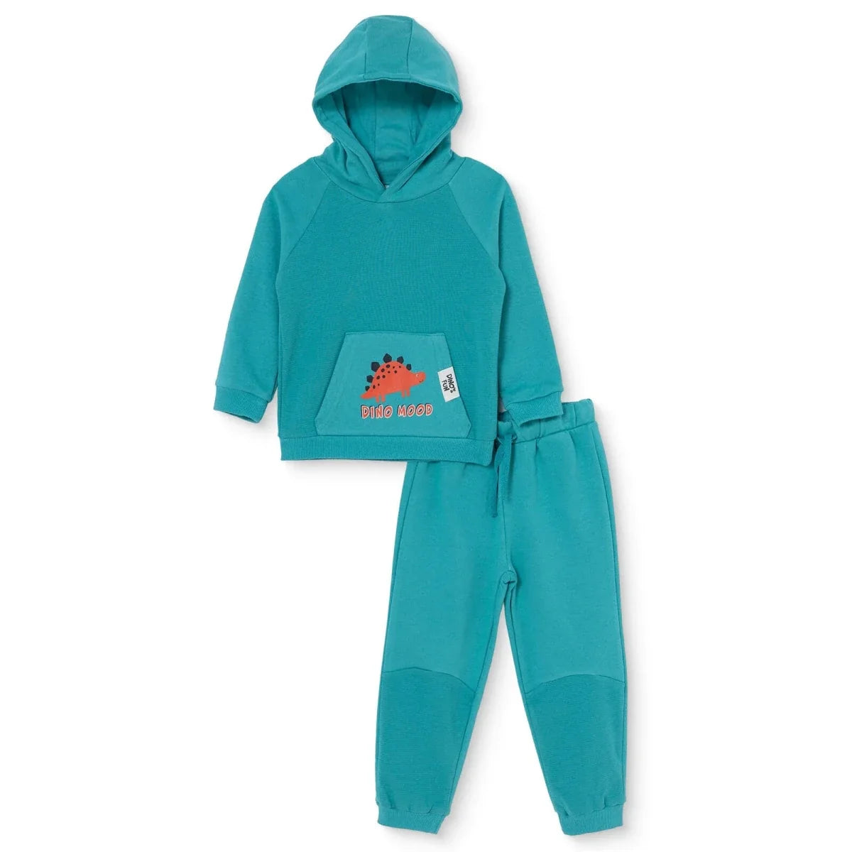 HelloBaby Dinosaur Print Hooded Baby Sweatshirt & Joggers Set (6-9 Months to 4-5 Yrs)