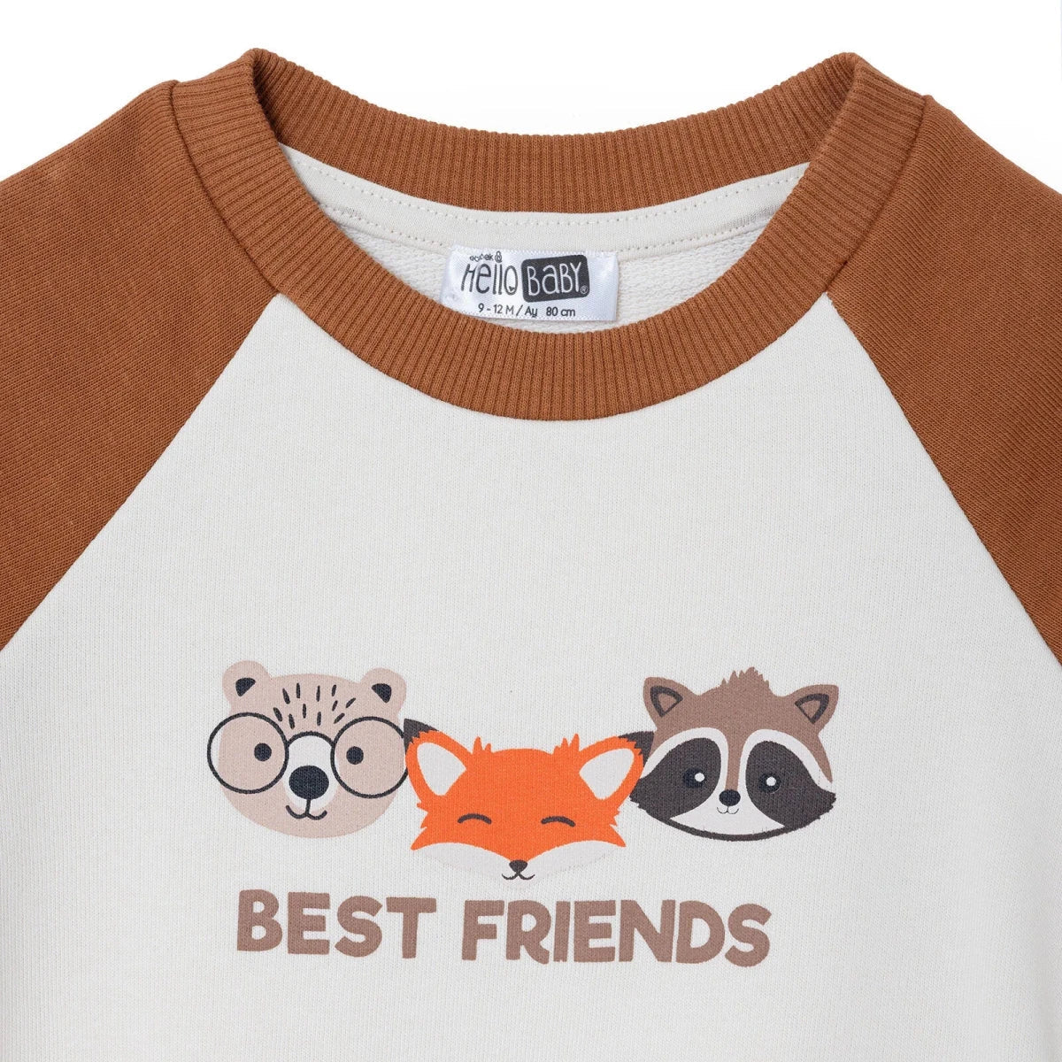 HelloBaby Animal Print Baby Sweatshirt & Joggers Set (6-9 Months to 4-5 Years)