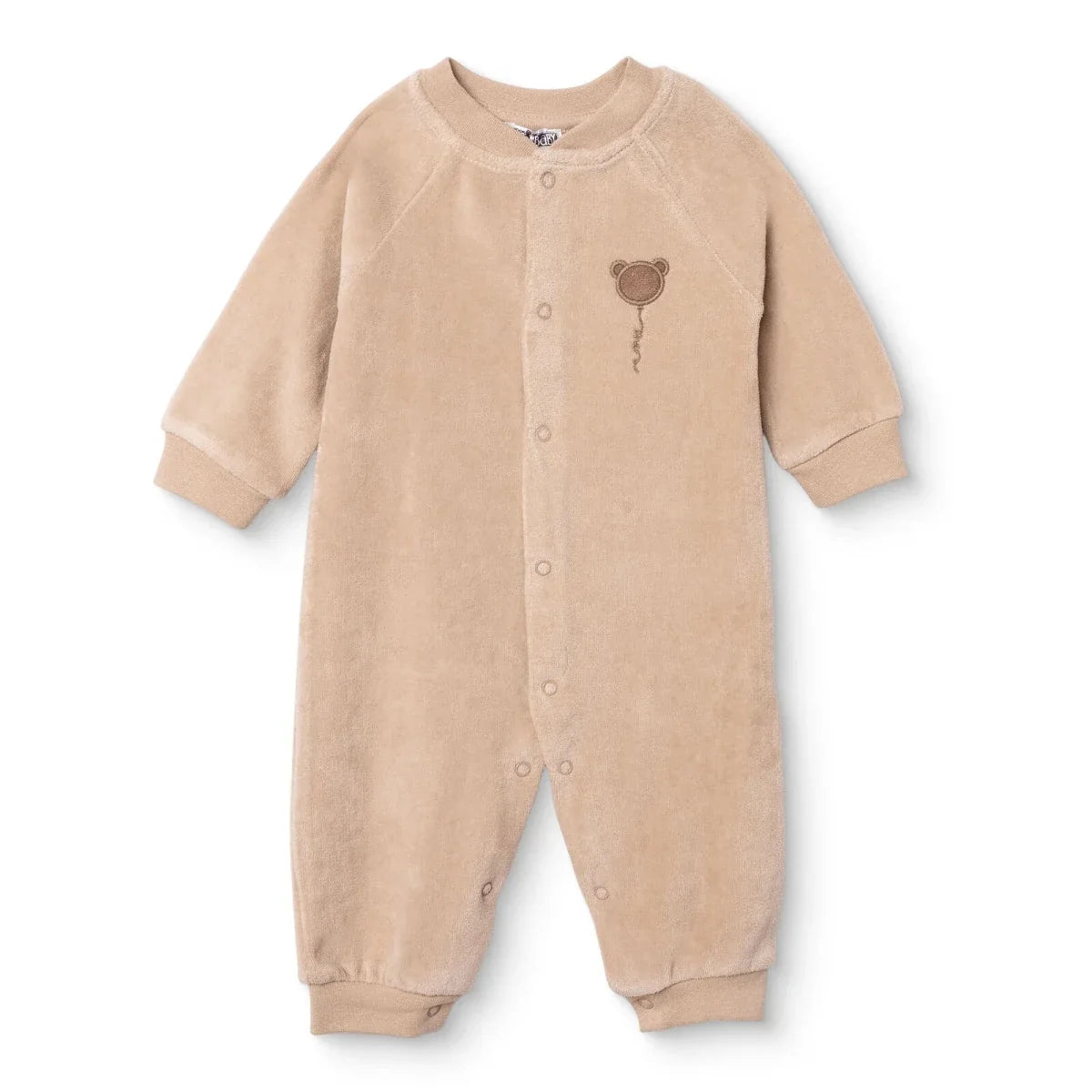 HelloBaby Animal Print Footless Velour Baby Sleepsuit (Newborn to 6-9 Months)