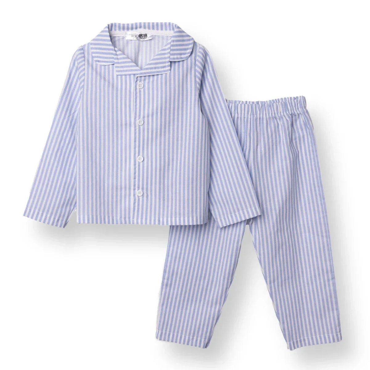 HelloBaby Striped Peter Pan Collar Baby Pyjama Set (3-6 Months to 3-4 Years)