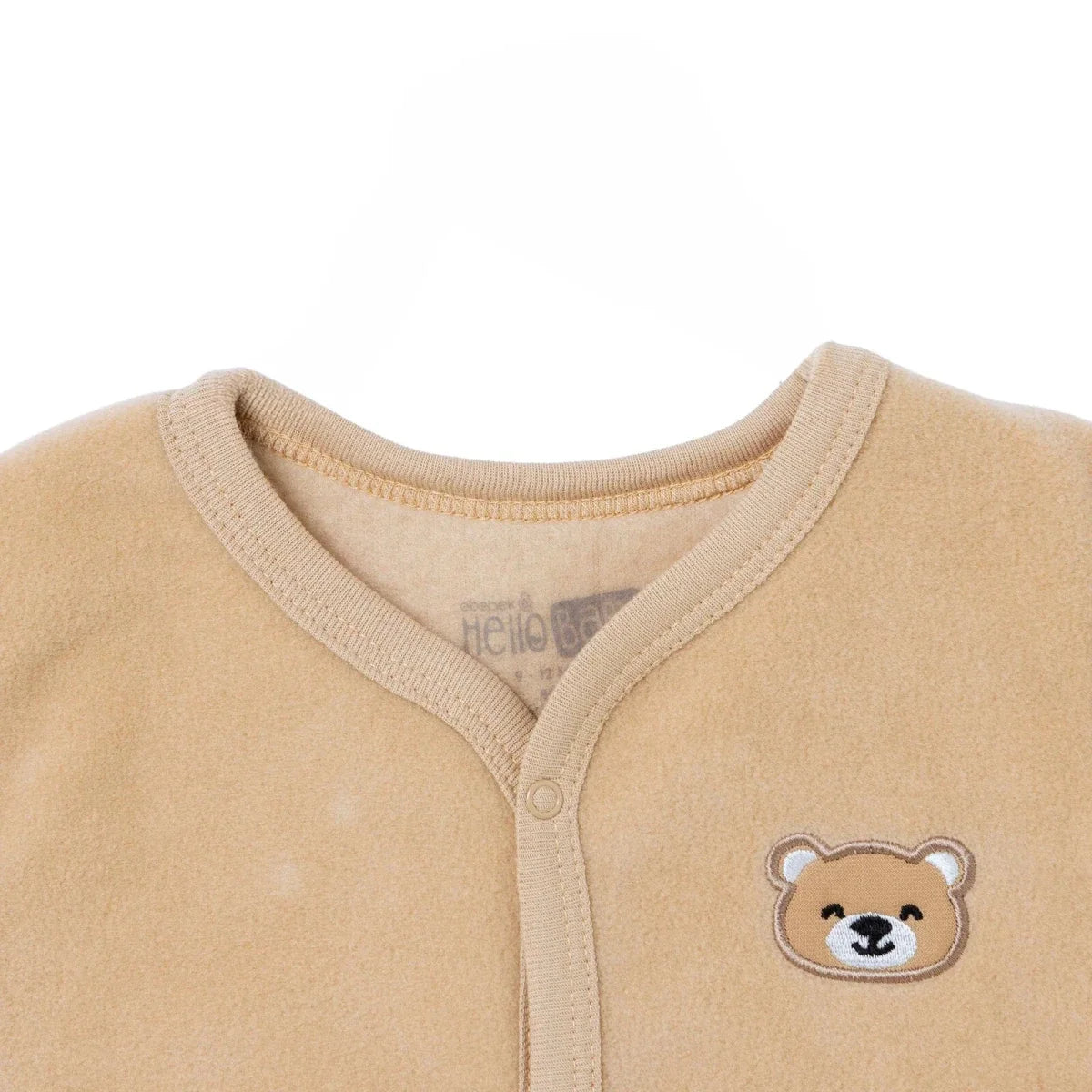 HelloBaby Bear Print Fleece Baby Gilet (1-3 Months to 12 Months)