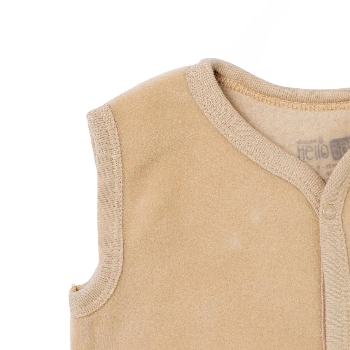 HelloBaby Bear Print Fleece Baby Gilet (1-3 Months to 12 Months)