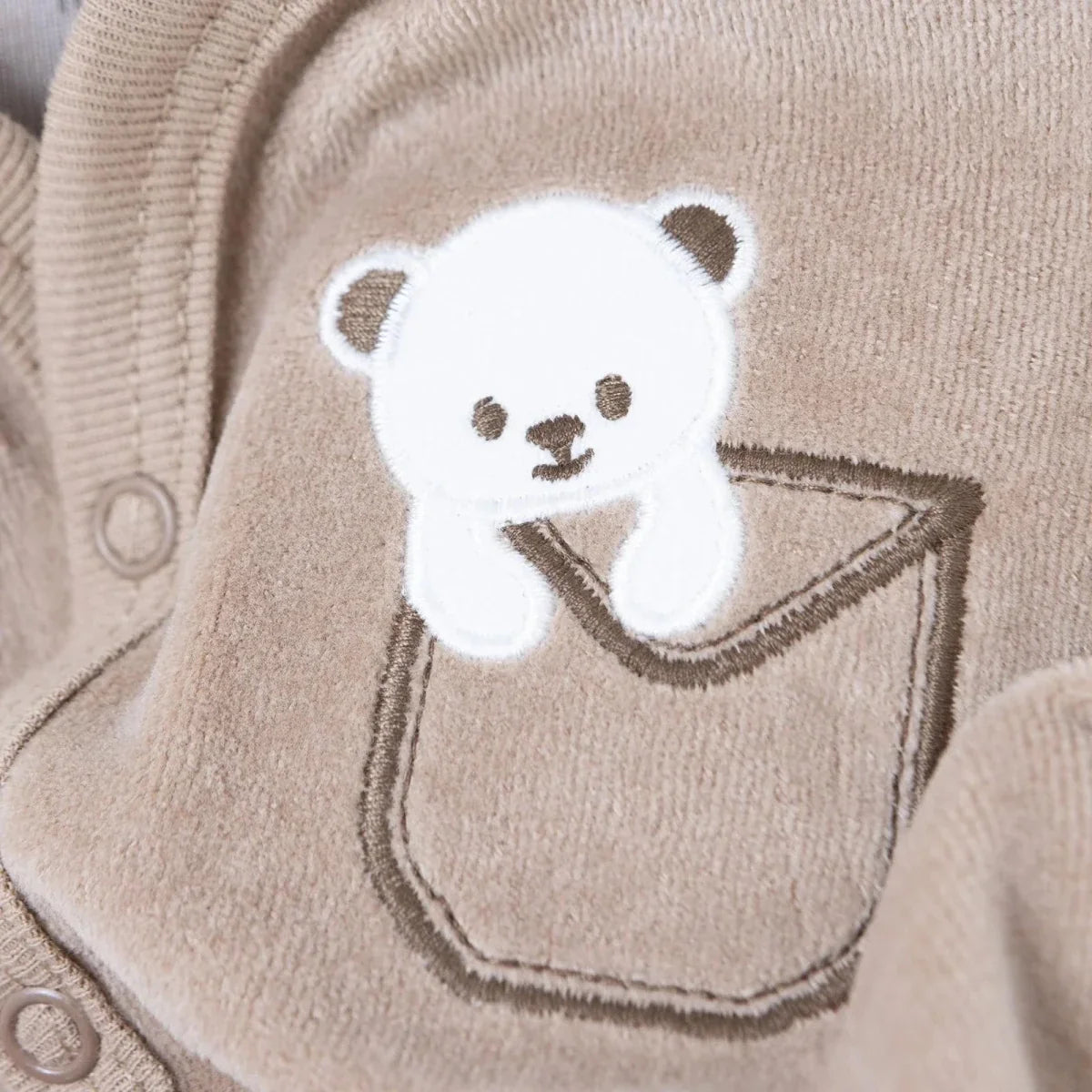 HelloBaby Animal Print Velour Baby Gilet (Newborn to 6-9 Months)