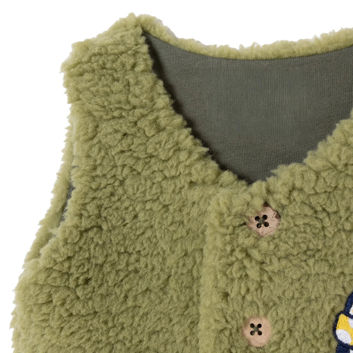 HelloBaby Penguin Print Buttoned Fleece Baby Gilet (1-3 Months to 12 Months)