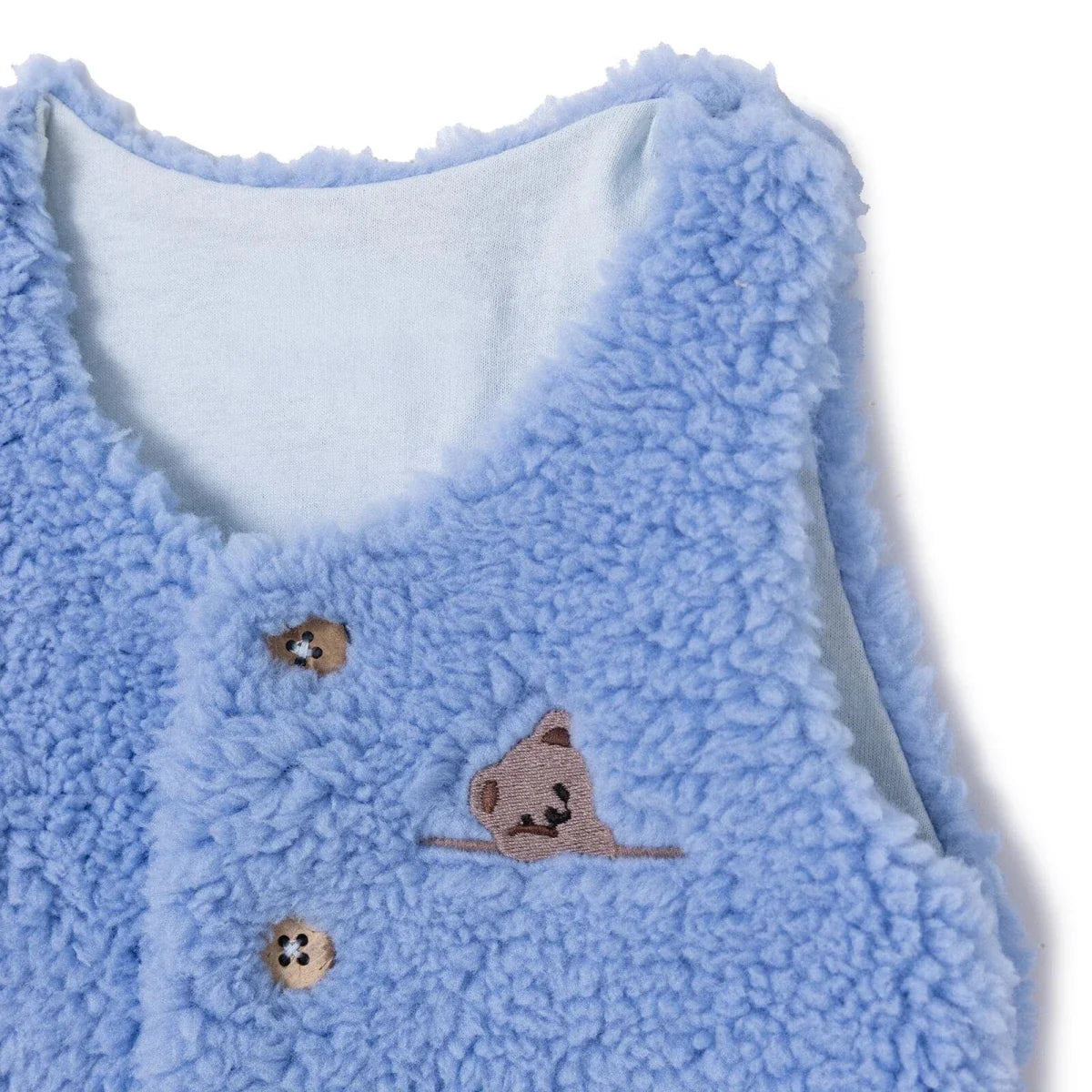 HelloBaby Penguin Print Buttoned Fleece Baby Gilet (1-3 Months to 12 Months)