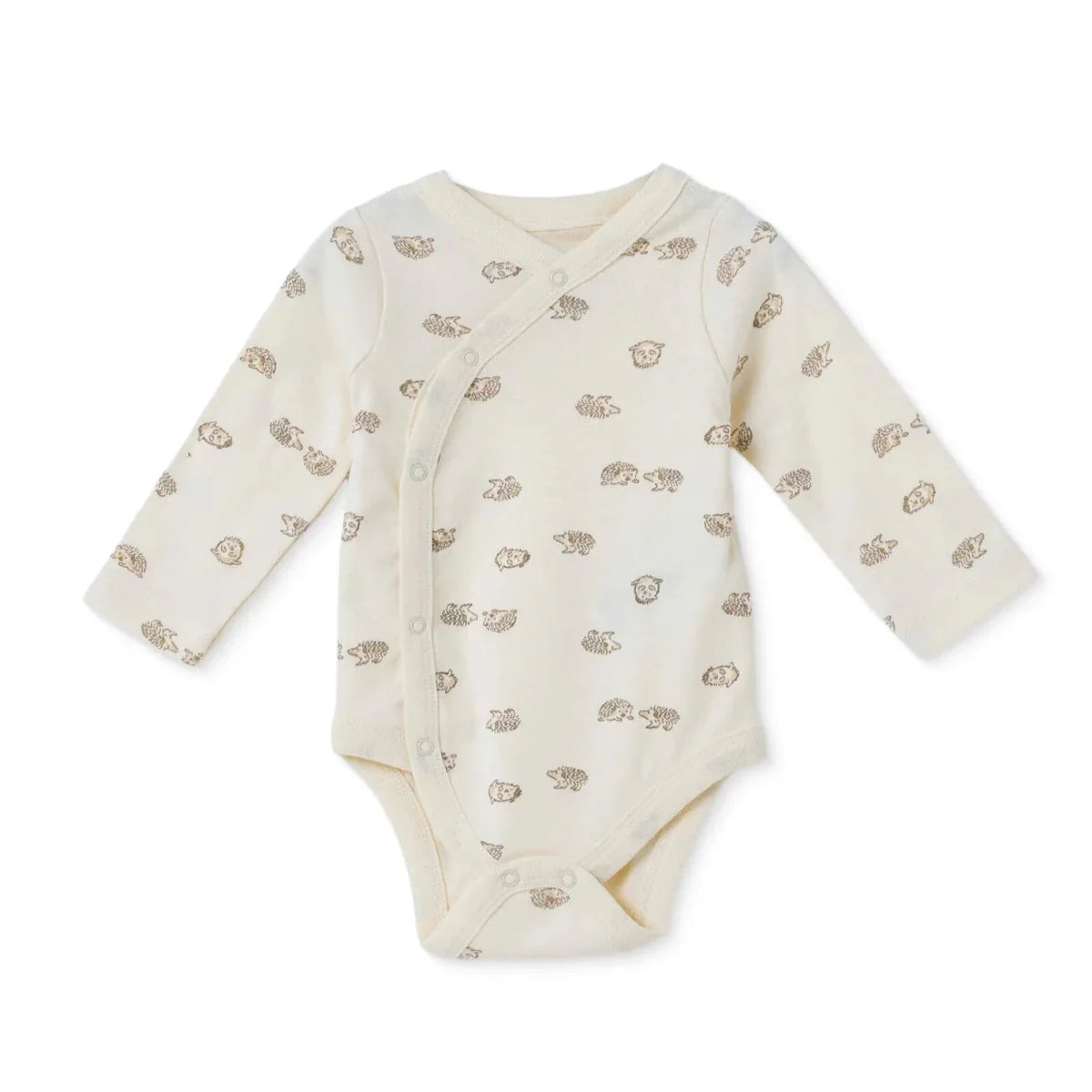 HelloBaby Animal Print Long Sleeve Baby Bodysuit (Newborn to 6-9 Months)