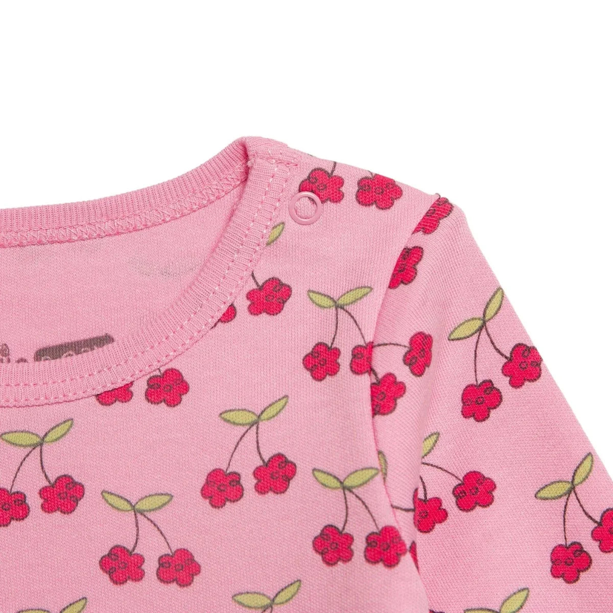 HelloBaby 2 Pack Cherry Print Long Sleeve Baby Bodysuits (1-3 Months to 2-3 Years)