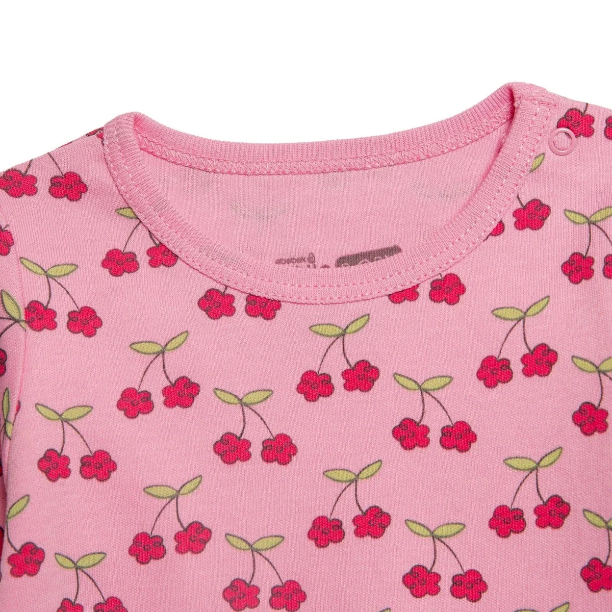 HelloBaby 2 Pack Cherry Print Long Sleeve Baby Bodysuits (1-3 Months to 2-3 Years)