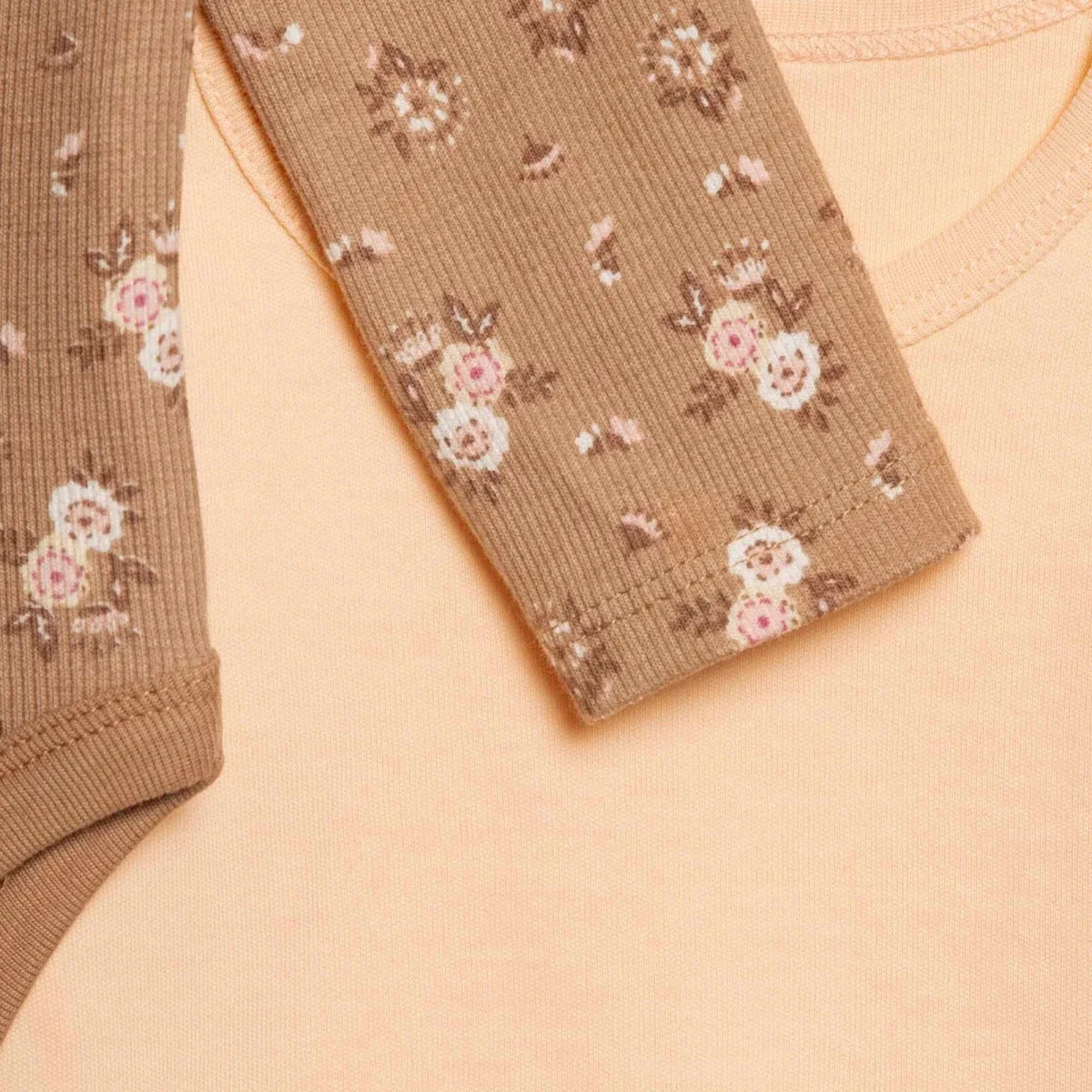 HelloBaby 2 Pack Floral Print Long Sleeve Baby Bodysuits (1-3 Months to 2-3 Years)