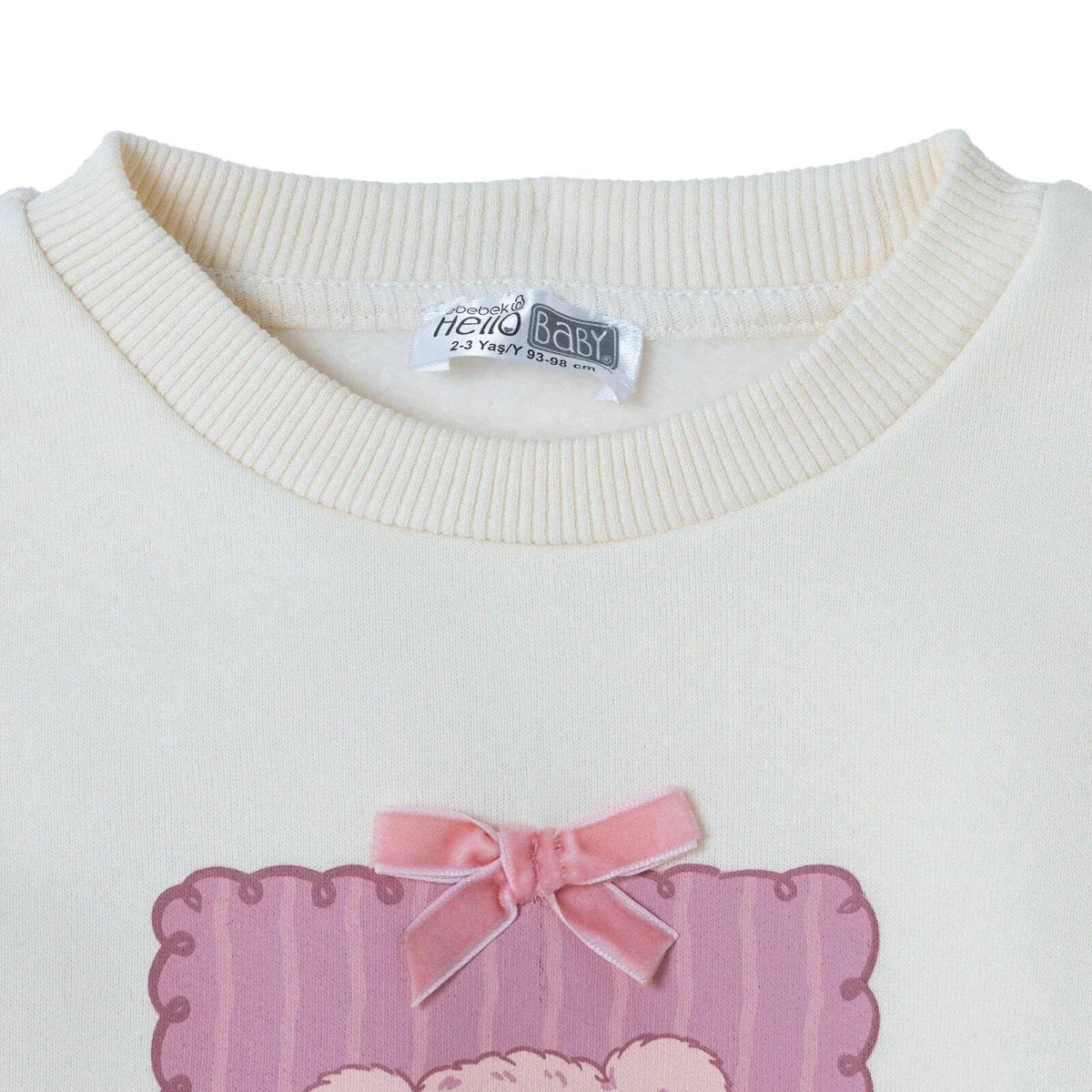 HelloBaby Bear Print Long Sleeve Top & Trousers Set (3-6 Months to 4-5 Years)