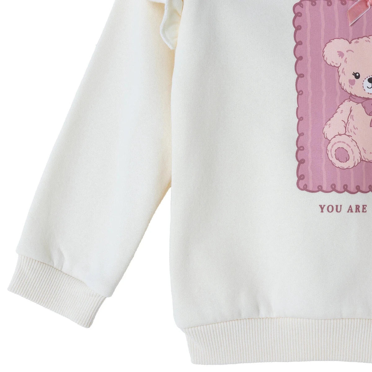 HelloBaby Bear Print Long Sleeve Top & Trousers Set (3-6 Months to 4-5 Years)