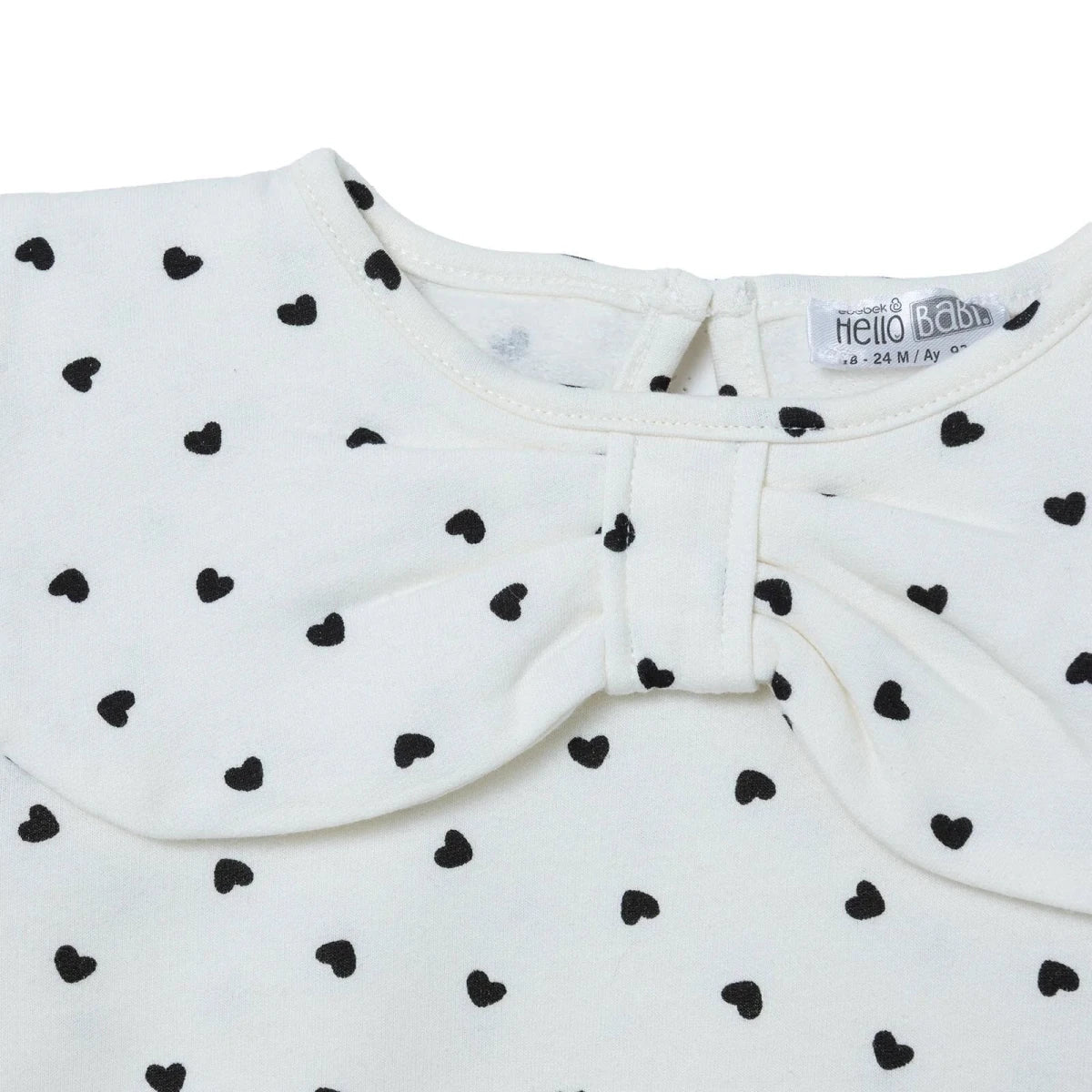 HelloBaby Shaped Neck Long Sleeve Baby Top & Leggings Set (3-6 Months to 4-5 Years)