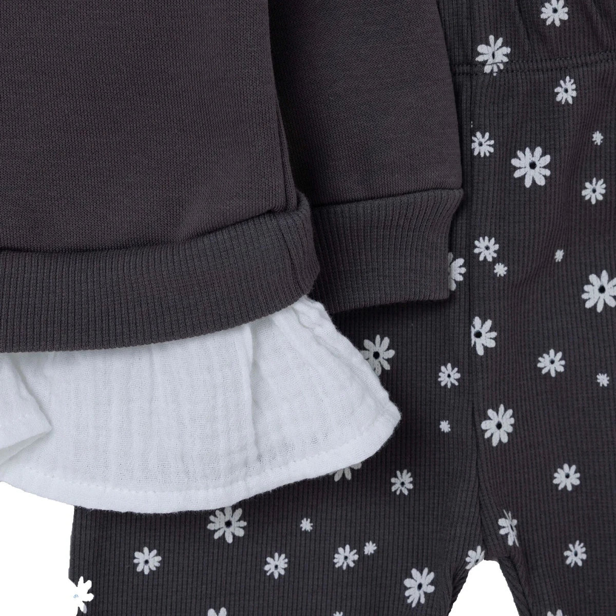 HelloBaby Long Sleeve Baby Top & Leggings Set (3-6 Months to 4-5 Years)