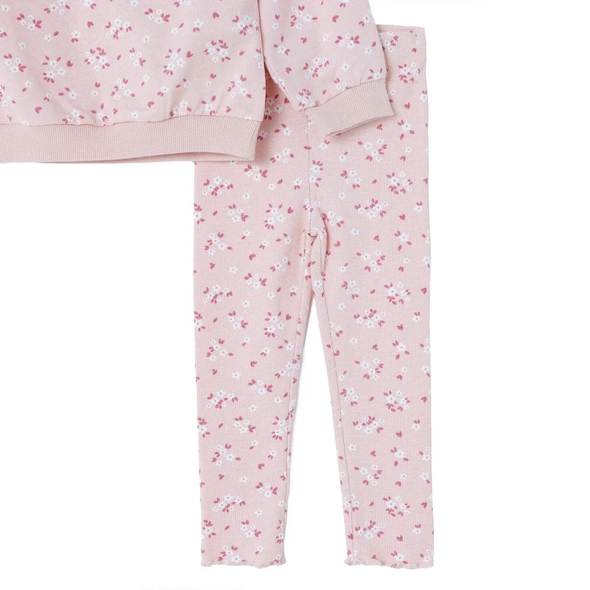 HelloBaby Floral Print Baby Sweatshirt & Leggings Set (3-6 Months to 4-5 Years)