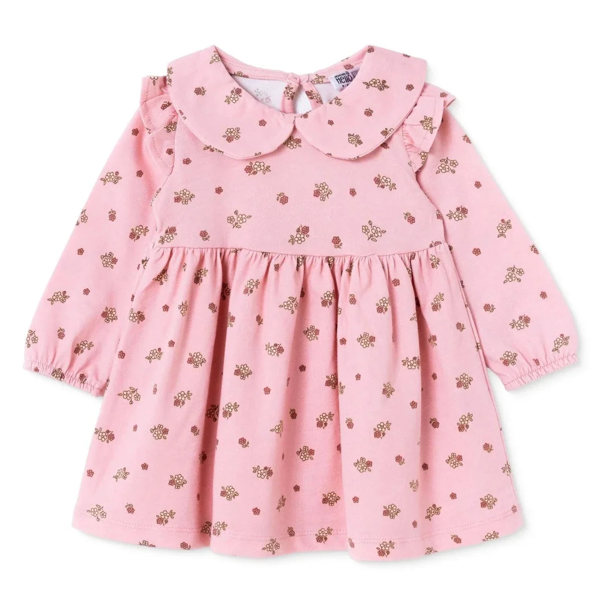 HelloBaby Long Sleeve Baby Dress (3-6 Months to 4-5 Years)