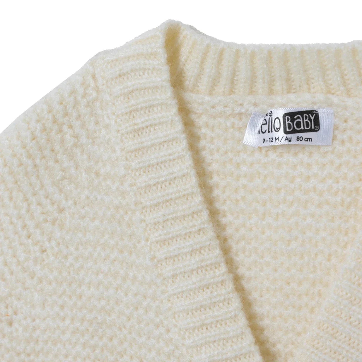 HelloBaby V Neck Knitted Baby Cardigan (9-12 Months to 4-5 Years)