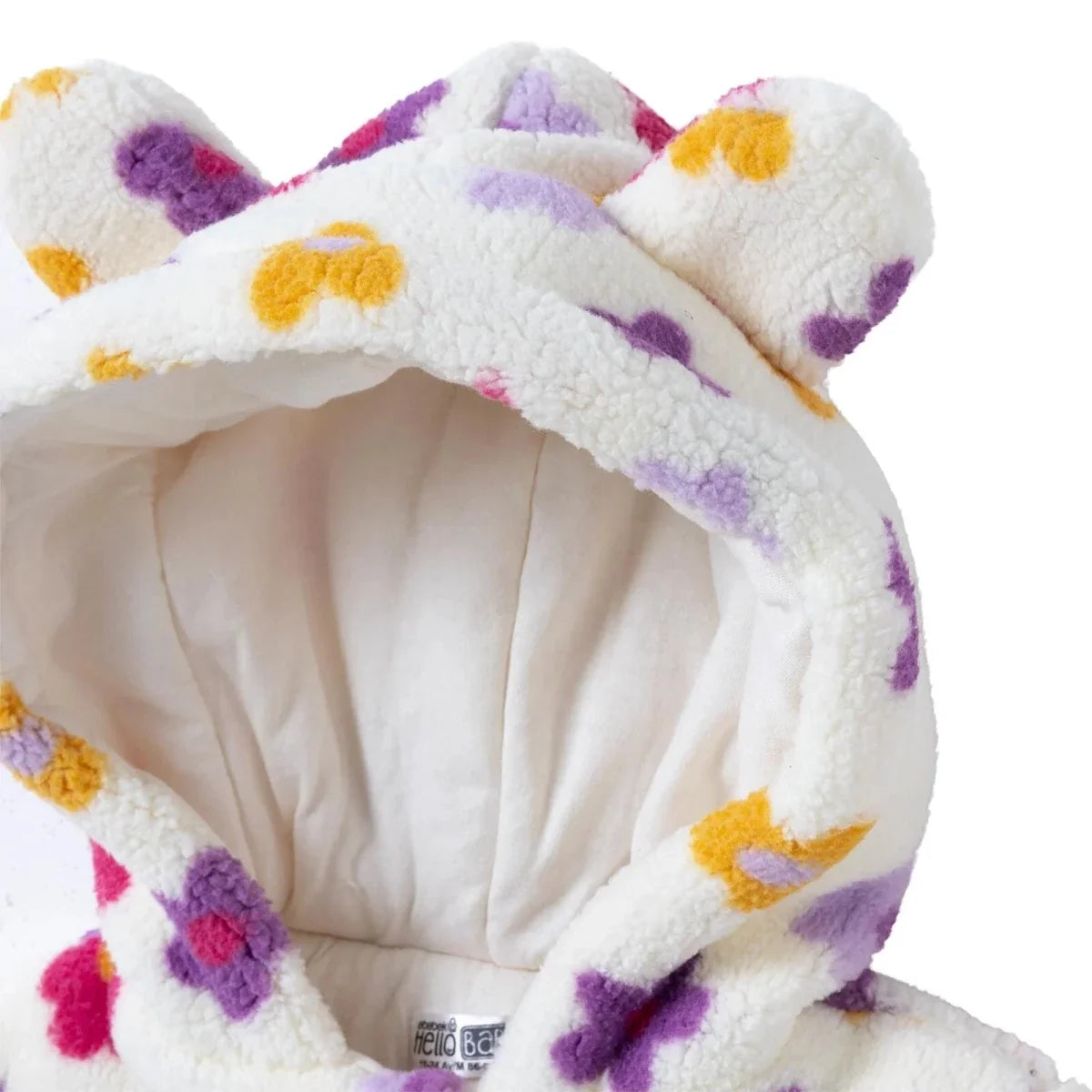 HelloBaby Floral Print Soft Fleece Zip Baby Jacket (3-6 Months to 4-5 Years)